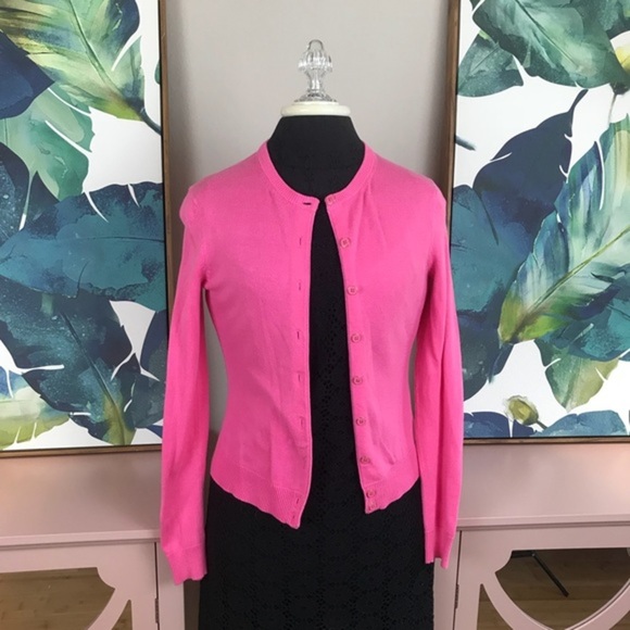 Lilly Pulitzer XS Pink Cardigan Sweater - Picture 1 of 5